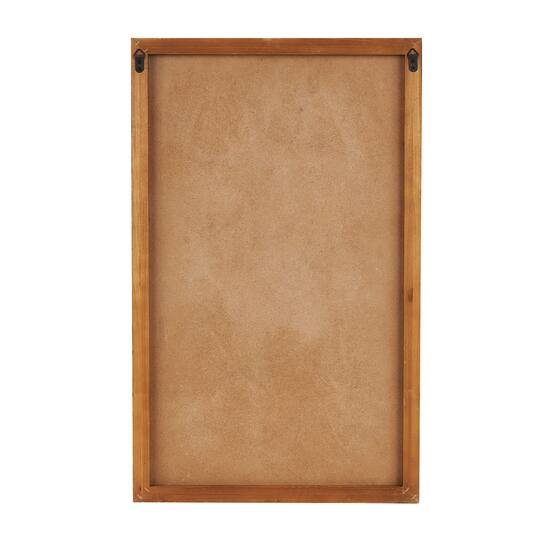 White Dimensional Geometric Framed Wall Décor